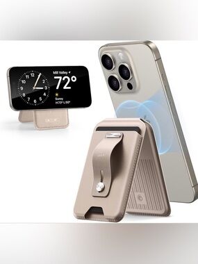 ESR Foldable Magnetic Phone Stand Wallet - Desert Titanium